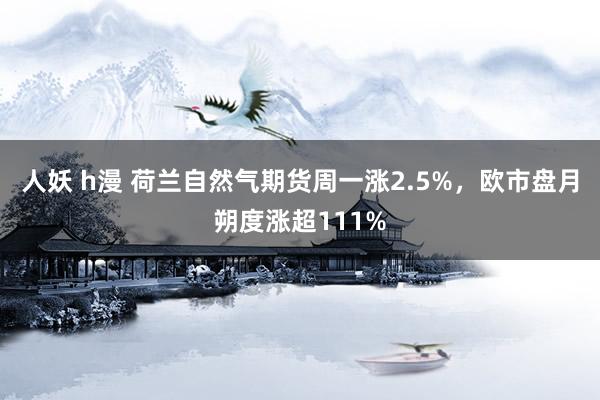 人妖 h漫 荷兰自然气期货周一涨2.5%，欧市盘月朔度涨超111%