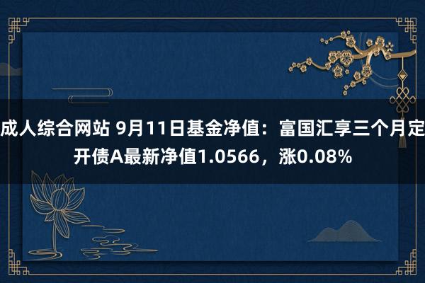 成人综合网站 9月11日基金净值：富国汇享三个月定开债A最新净值1.0566，涨0.08%