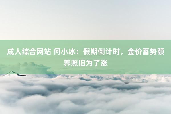 成人综合网站 何小冰：假期倒计时，金价蓄势颐养照旧为了涨