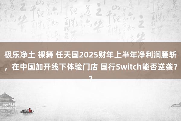 极乐净土 裸舞 任天国2025财年上半年净利润腰斩，在中国加开线下体验门店 国行Switch能否逆袭？