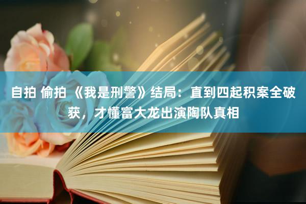 自拍 偷拍 《我是刑警》结局：直到四起积案全破获，才懂富大龙出演陶队真相