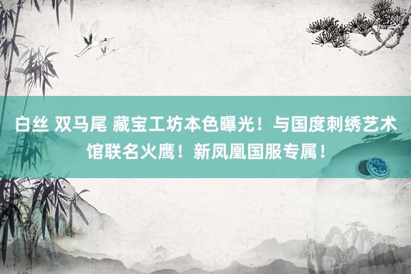 白丝 双马尾 藏宝工坊本色曝光！与国度刺绣艺术馆联名火鹰！新凤凰国服专属！